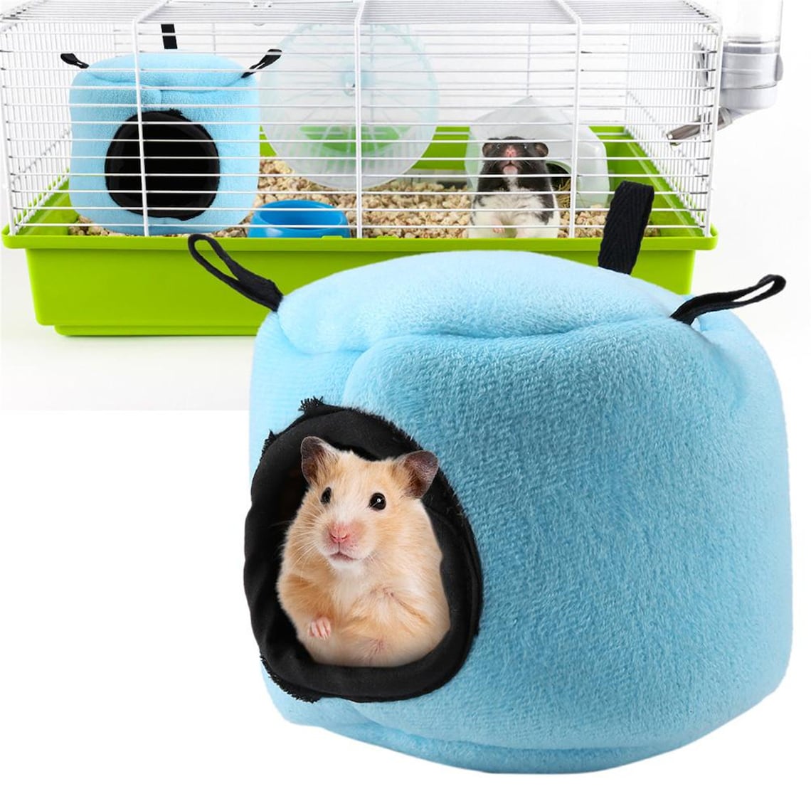 Pet Cage For Hamster Sleeping Nest Pet Bed Mouse Cotton House Etsy