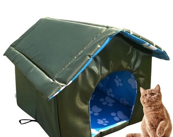 heated cat tent