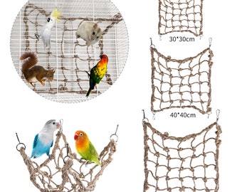 parrot climbing rope