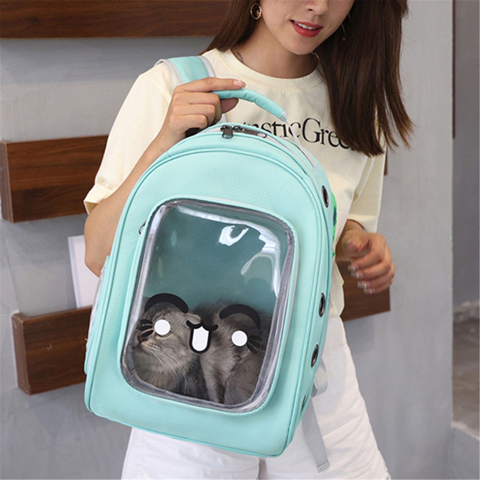 Pet Dog Cat Astronaut Backpack Space Capsule Breathable Outdoor Carrier Bag Dogs Pet Dog Cat Astronaut Backpack Space Capsule Breathable Outdoor Carrier Bag Dogs