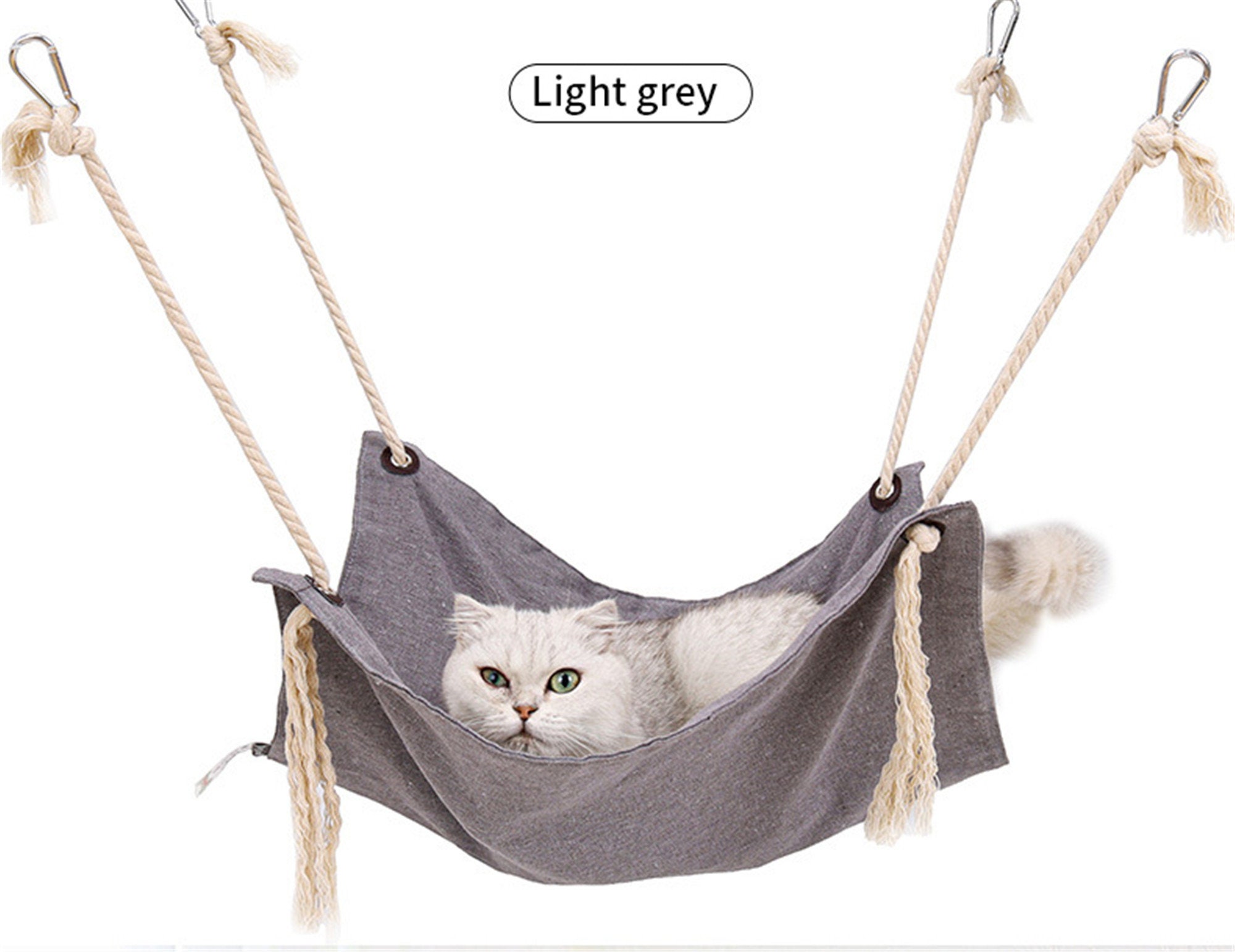 Cat Swing Bed Cage Hang Cat Bed House Tassel Cats Toy Etsy