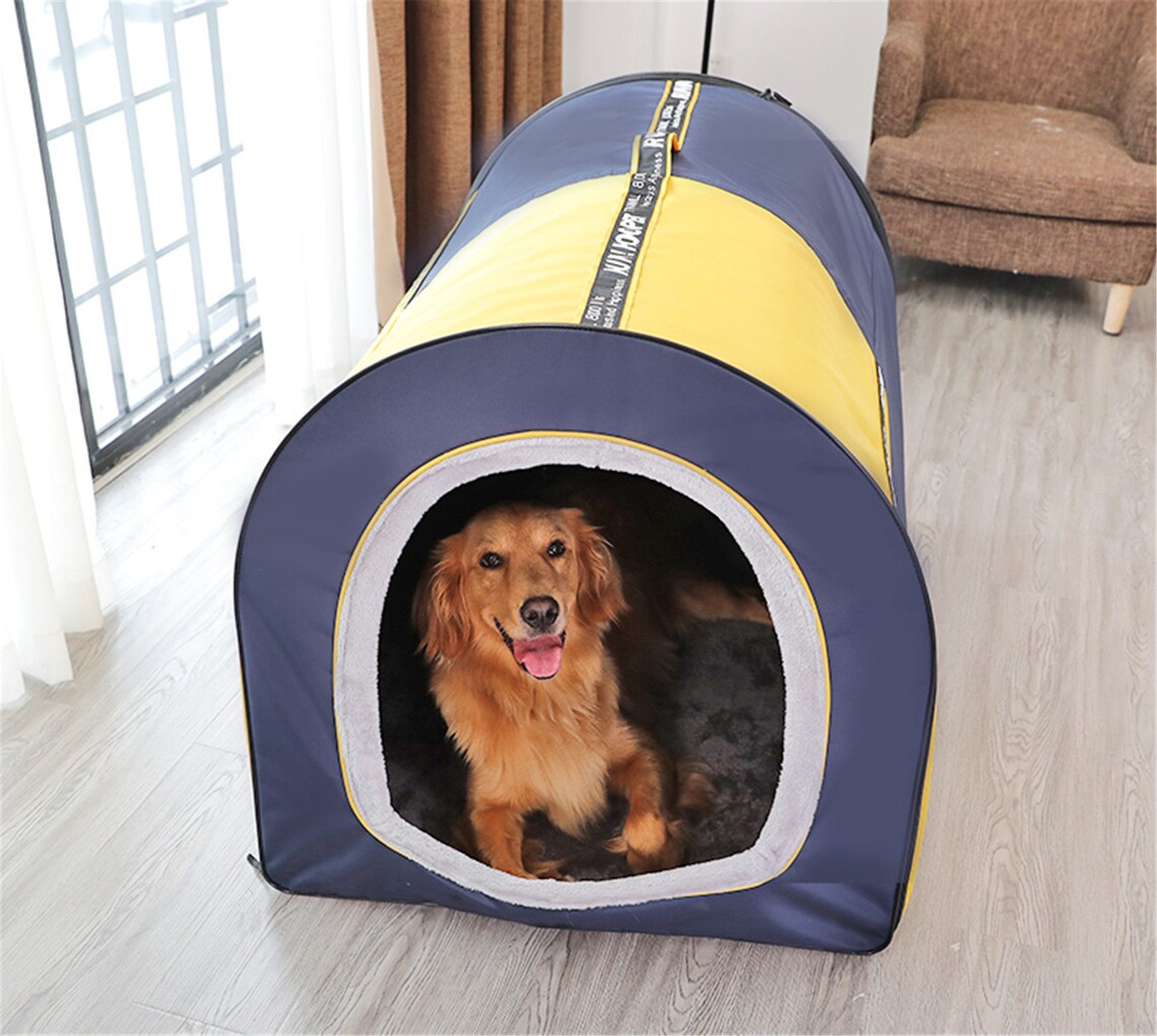 Pet Large Dog Bed Tent House Warm Soft Nest Puppy Kennel Sofa Etsy