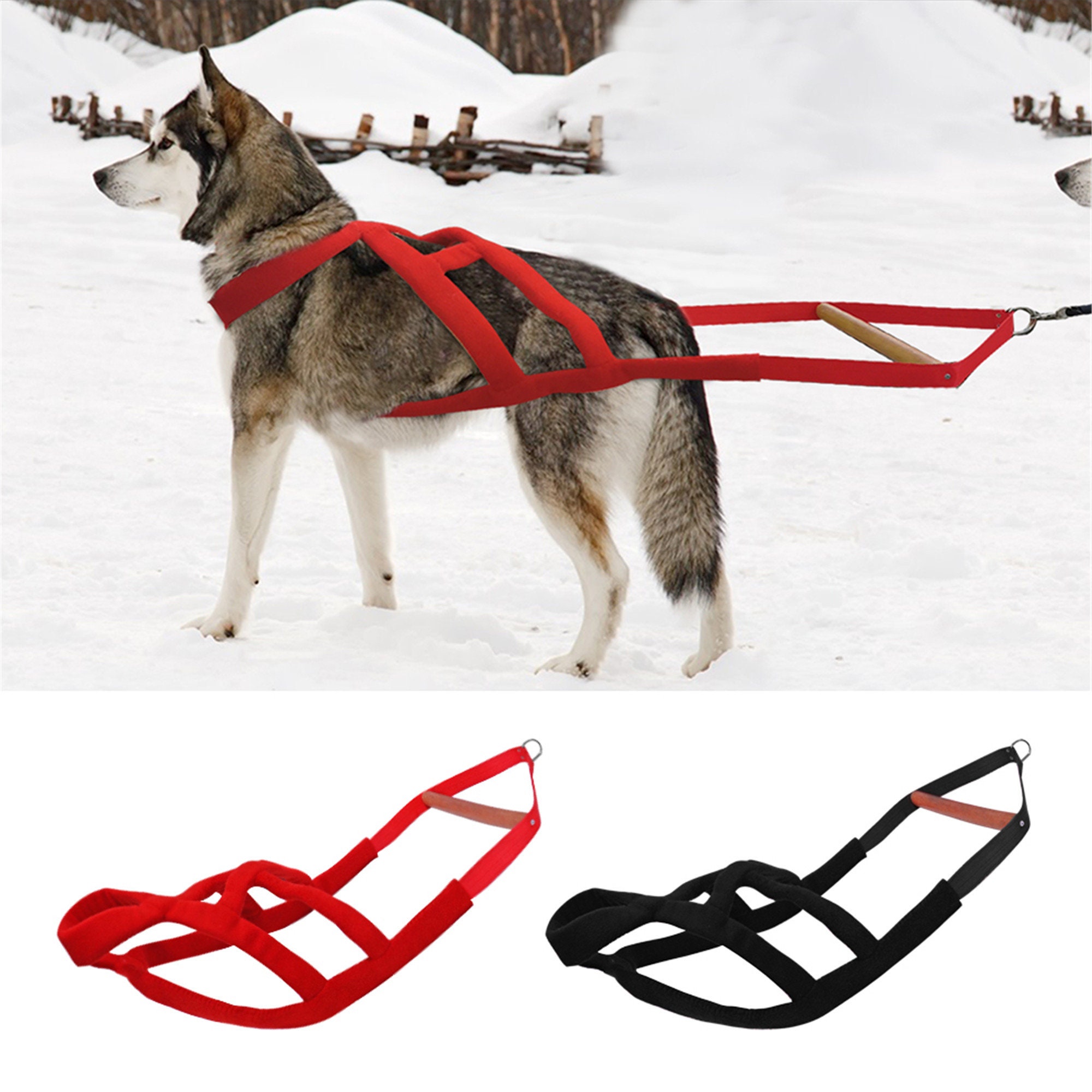 dog harness for pulling sled
