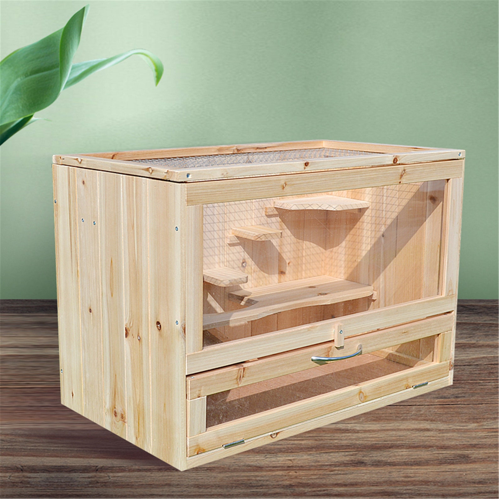 Natural Fir Hamster Nest Solid Wood Landscaping Box Hamster En Etsy