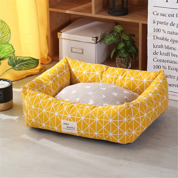 large canvas dog bed