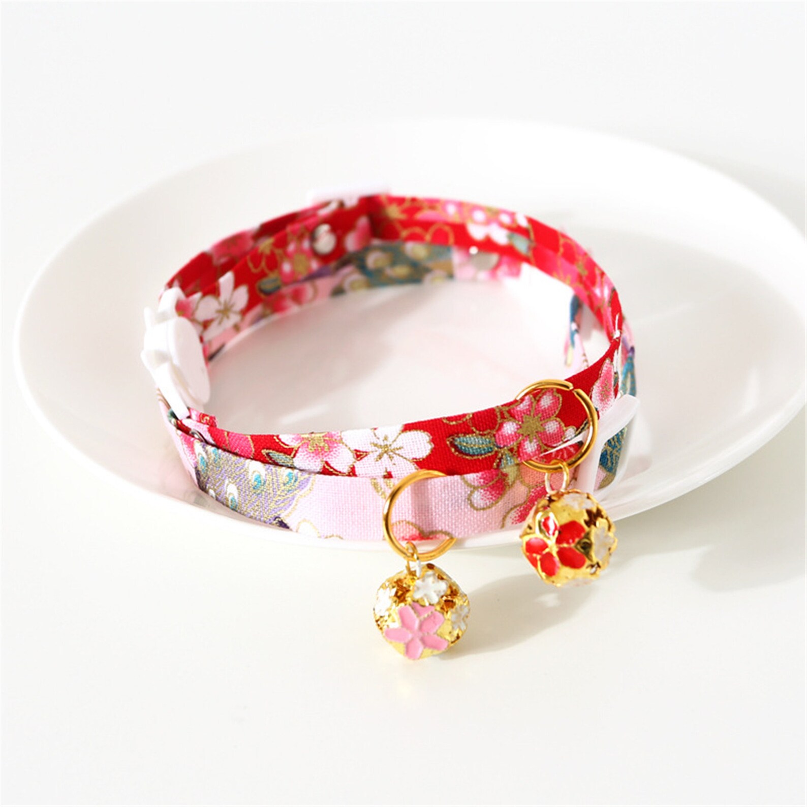Cat Collar with Hollow Bell Cute Japanese Style Small Cats Etsy
