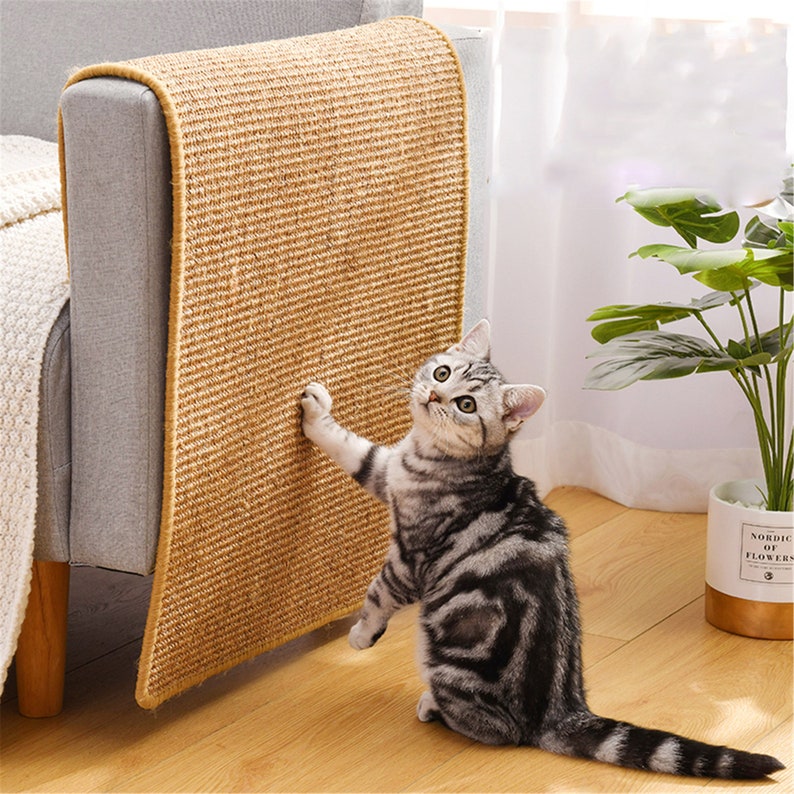 Cat Scratcher Sisal Mat Board Cat Scratch Scraper Cats Tree Etsy