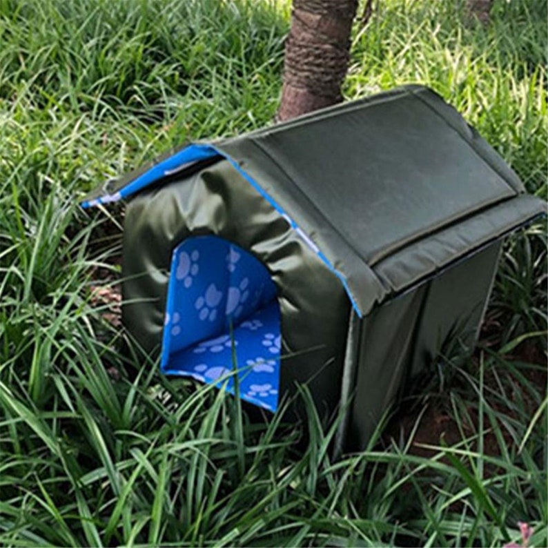 Pet Cat House Bed Outdoor Waterproof Removable Thickened Warm Etsy