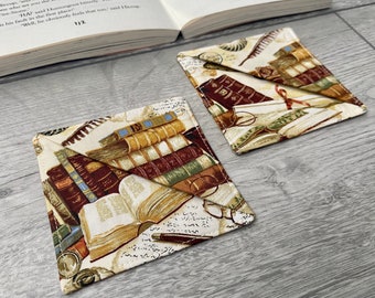 Corner bookmarks, placeholders, book lovers, small gifts, love reading, handmade gifts