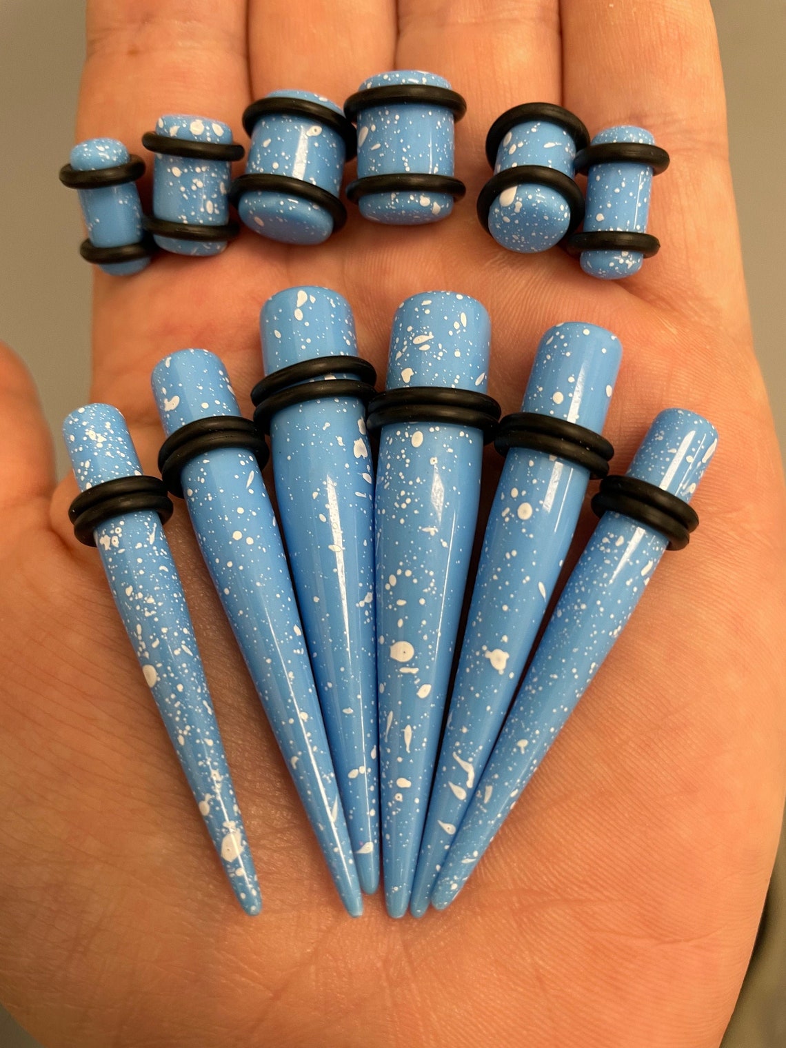 37 PC Ear Stretching Kit Multicolor Aftercare 14G00G Ear Etsy