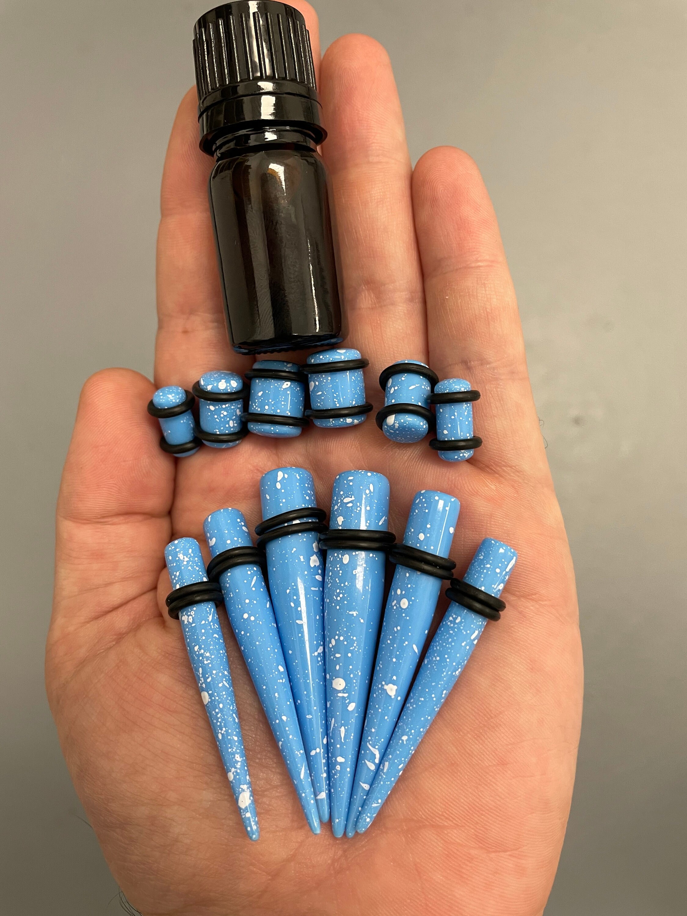 37 PC Ear Stretching Kit Multicolor Aftercare 14G00G Ear Etsy