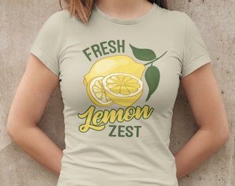 Lemon Shirt Lemonade Stand Shirt Summer Shirt Fruit Shirt Cottagecore Aesthetic Shirts Fresh Lemon Zest T Shirt Women's Clothing