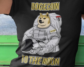Dogecoin To The Moon シャツ | Doge 暗号通貨 T シャツ | Doge ギフト | Degenerate