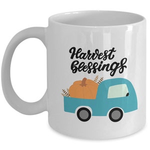 Ernte Segen Becher, Thanksgiving Becher, Herbst Kaffeebecher