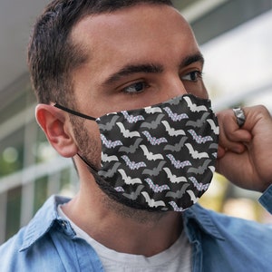 Bat face mask, halloween face mask, bat mask