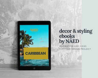 ebooks déco & stylisme⎜Caraïbes⎜design d'intérieur⎜guides techniques⎜palettes de couleurs⎜ ebooklet inspirant