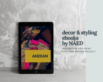 decor & styling ebooks⎜Andean⎜interior design⎜technical guides⎜color palettes⎜ inspirational ebooklet