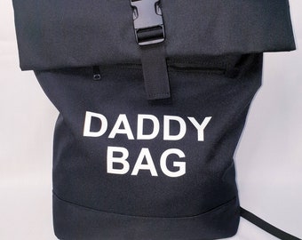 Daddy Bag Roll-Top Rucksack Papa Dad Vatertag Wasserdicht LapTop