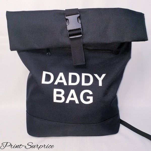 Daddy Bag Roll-Top Rucksack Papa Dad Vatertag Wasserdicht LapTop