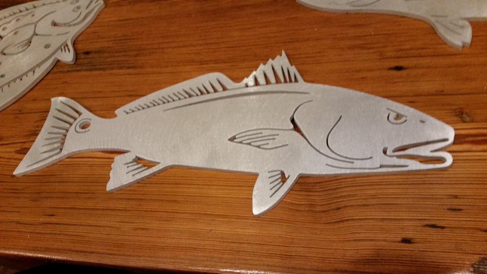 Redfish Metal Artaluminum Etsy