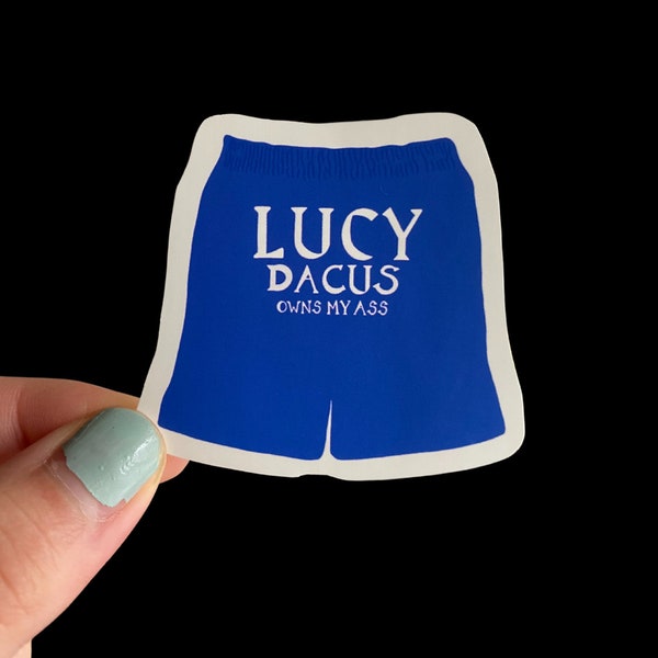 Lucy Dacus Owns My Ass sticker | Lucy Dacus Home Video Shorts Merch