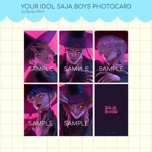 KPOP Demon Hunters YOUR IDOL Saja Boys Photocard Poca