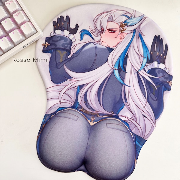 PREORDER Neuvillette Genshin Impact 3D Oppai Mousepad