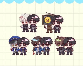 Got Dropped into a Ghost Story, Still Gotta Work BL Ship Stickers