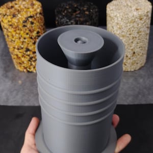 4"x6" Small Seed Log Mold Kit! Make Your Own Amazing Seed Logs For Feeding The Birds!