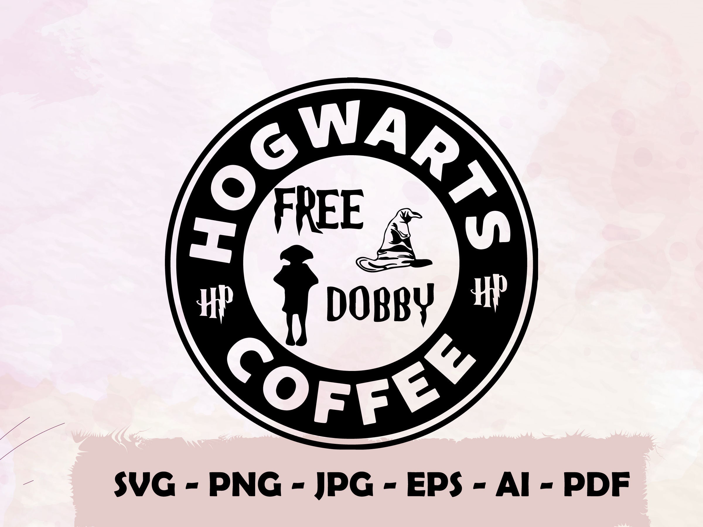 Starbucks harry potterHarry Potter svg Cut File Silhouette | Etsy