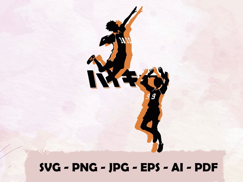 Anime digital download manga svg hinata anime svg Haikyuu svg,anime clipart Fly high