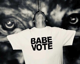 Maglietta BABEVOTE — Logo nero