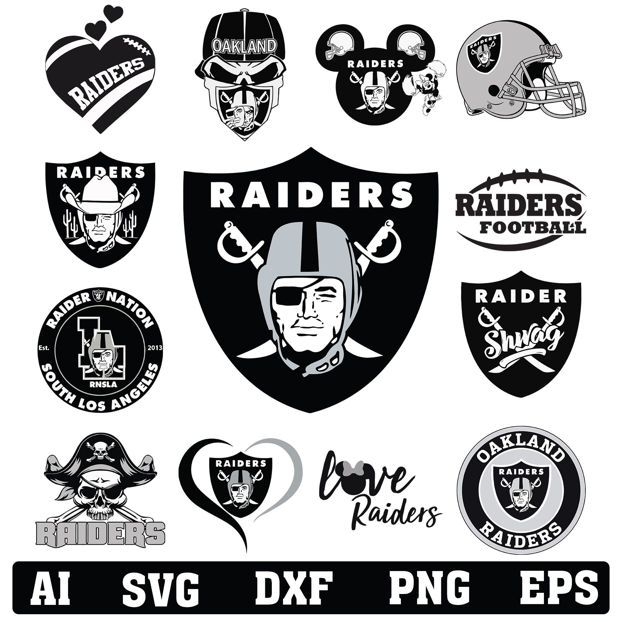 Raiders Football Logo SVG