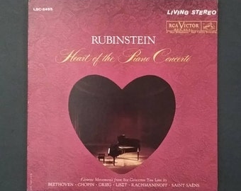 Arthur Rubinstein - Heart of The Piano Concerto - Famous Movements From Six Concertos  Beethoven , Chopin - RCA Living Stereo LSC-2495
