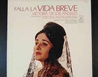 Falla - La Vida Breve - Victoria De Los Angeles / 2* Vinyl Record Lp Box Set w/  Libretto