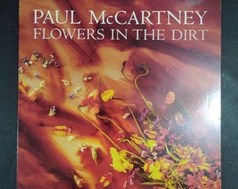 Paul McCartney-  Flowers In The Dirt - Rare Original 1989 Vinyl Record with inserts