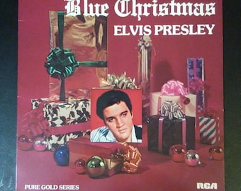 Elvis Presley - Blue Christmas - RCA Gold Series Vinyl Lp Record