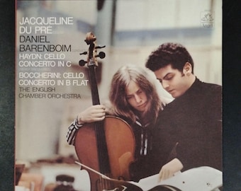 Haydn - Cello Concerto in C & Boccherini - Cello Concerto in B Flat -Jacqueline Du Pre -Daniel Barenboim / EMI Angel Vinyl Record