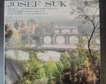 Josef  Suk - Praga Symphonic Piem Fantasy for Violin and Orchestra/ Panton Vinyl Record