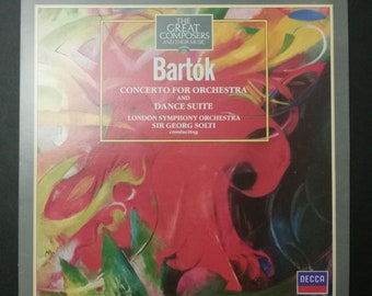 Bartok - Concerto For Orchestra and Dance Suite - Sir George Solti - London Symphony -Decca UK Vinyl Record