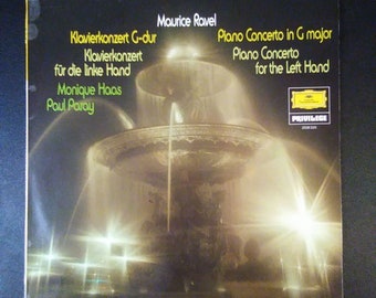 Ravel / Paul Paray - Piano Concerto in G Major & Piano Concerto for the Left Hand / Deutsche Grammophon Vinyl Record