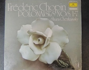 Chopin  - Polonaises Nos 1 -7 - Shura Cherkassky, pianist  - Deutsche Grammophon Resonance Stereo  Vinyl Lp Record