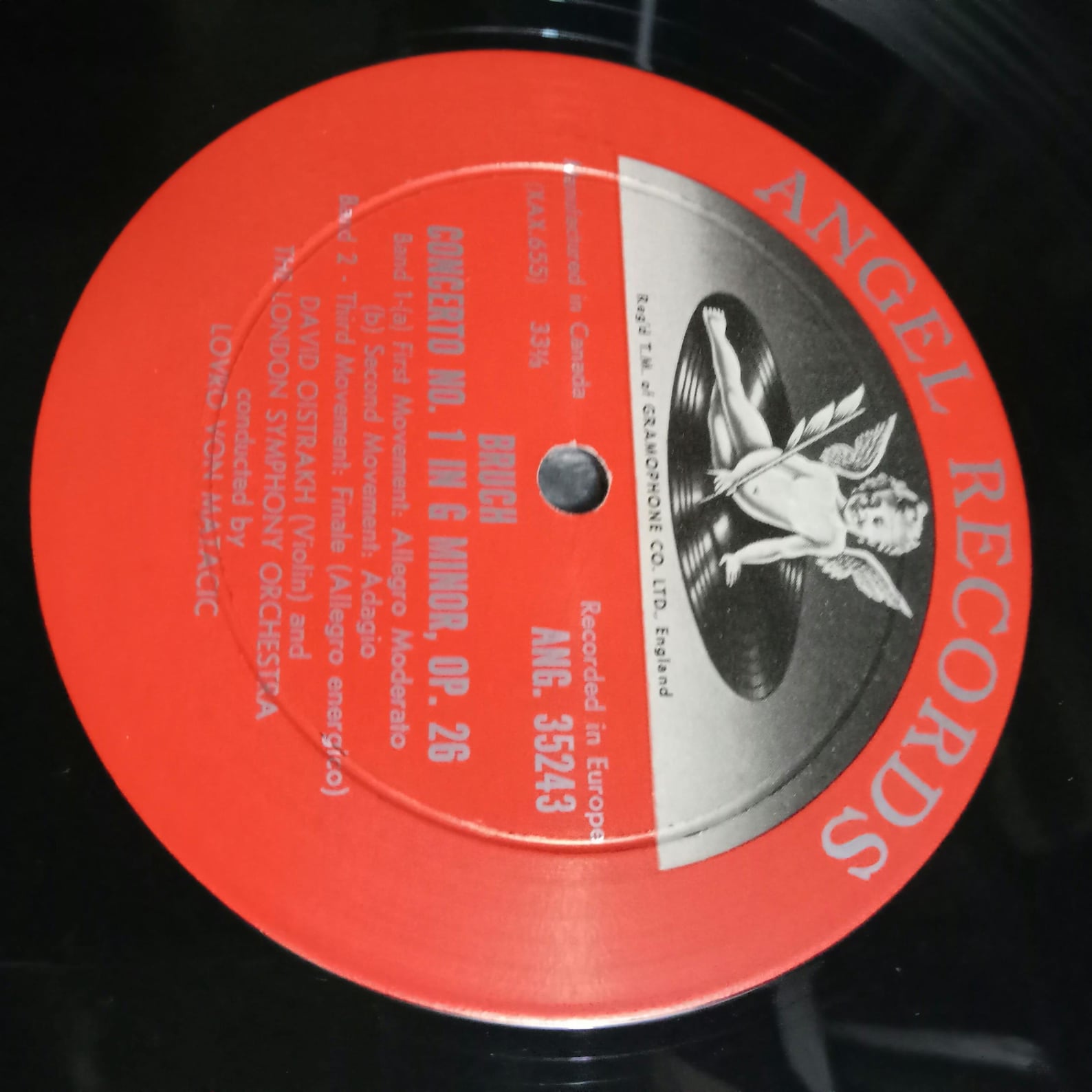 Bruch Violin Concerto No 1 & Prokofiev Violin Concerto No 1 David