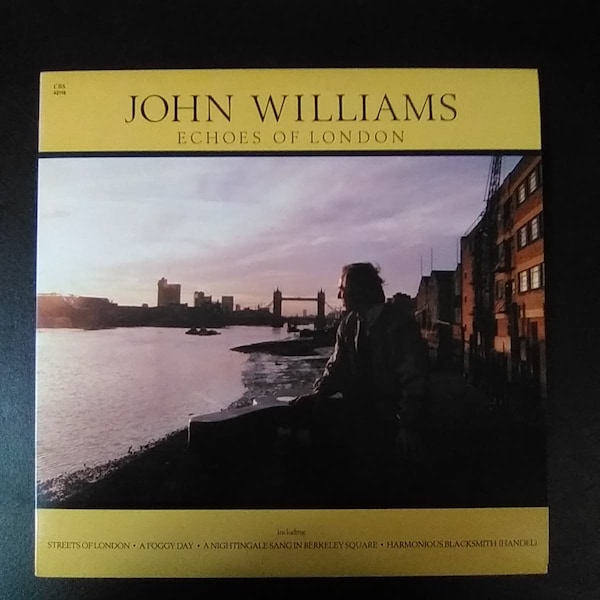 John Williams - Echoes of London  / Classical Guitar Vinyl Record Stereo CBS Vinyl Record