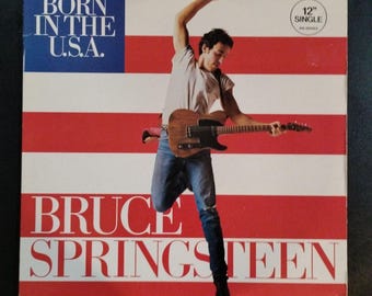 Bruce Springsteen - Born In The USA 12 Inch Single - Freedom Mix / Original Gatefold Vinyl Record