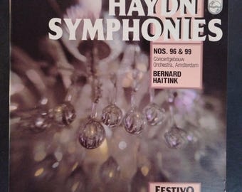 Haydn - Sinfonías núms. 96 y 99 - Bernard Haitink y Concertgebouw Amsterdam / Phillips Holland Vinyl Record