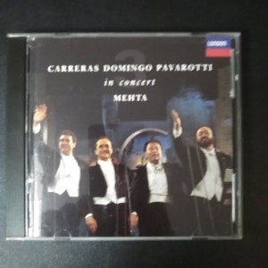 CD The Three Tenors Carreras Domingo Pavarotti In Concert Zubin Mehta / Classical Music / Compact Disc image 1
