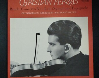 Bruch - Violin Concerto & Lalo Symphony Espanole - Christian Ferras , violin / Angel EMI UK Vinyl Record