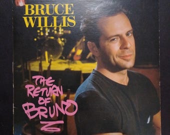 Bruce Willis - The Return of Bruno / Original 1980s Vinyl Lp Record / Respect Yourself / Ultrasonic Clean