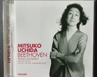 CD  Beethoven / Mitsuko Uchida - Piano Sonatas  no 28 op 101, no 29 op 106 Hammerklavier / Philips CD Compact Disc